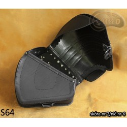 LEATHER SADDLEBAG S64 H-D SOFTAIL