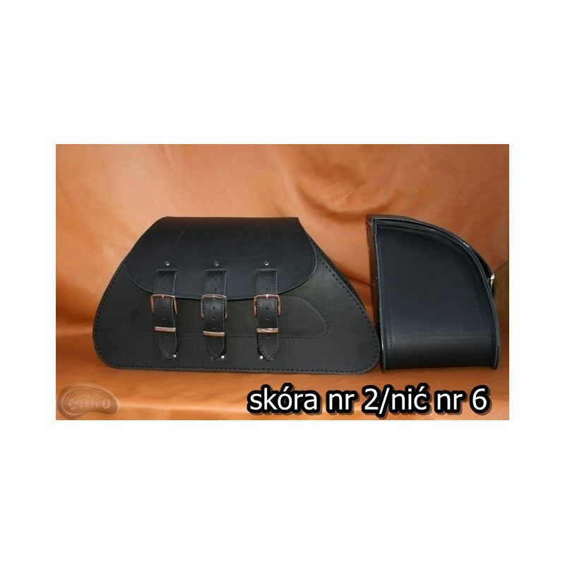 LEATHER SADDLEBAGS S71 H-D DYNA *TO REQUEST*