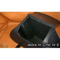 LEATHER SADDLEBAGS S71 H-D DYNA *TO REQUEST*