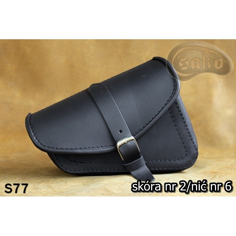 LEATHER SADDLEBAG S77 H-D V-ROD