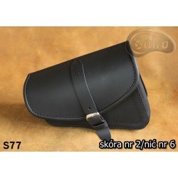 LEATHER SADDLEBAG S77 H-D V-ROD