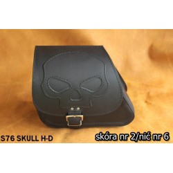 Bőr táska S76 SKULL H-D DYNA