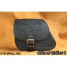 LEATHER SADDLEBAG S76 SKULL H-D DYNA